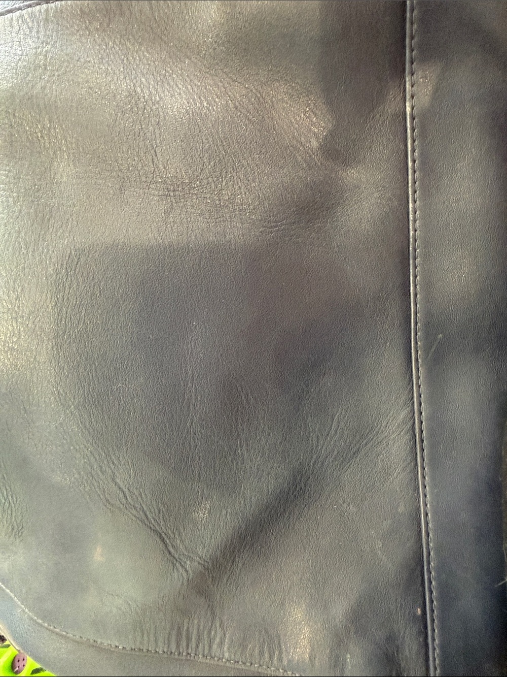 Coach Navy Leather Small Crossbody with Zip Trim - Picture 8 of 11
